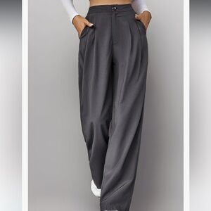 Dark Gray Women's Trousers